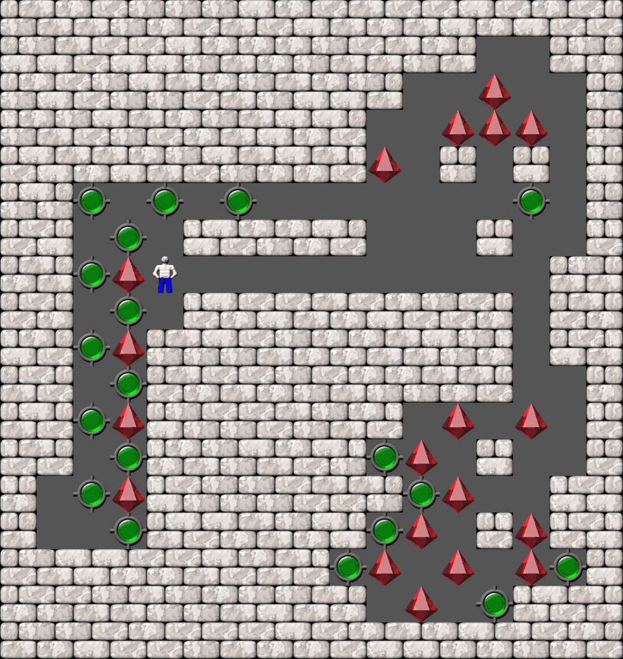 Сокобан More Bugs collections уровень 496